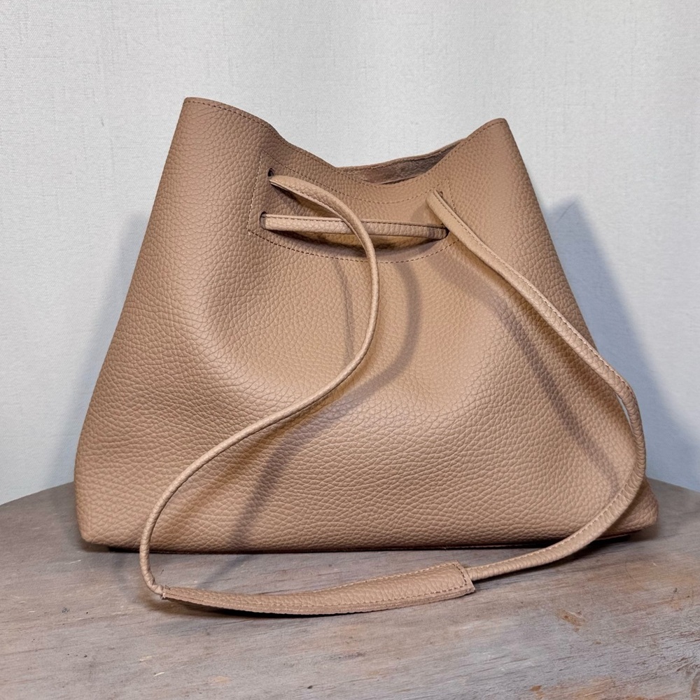 8 Other Reason Tan Vegan Leather Slouchy Bag - Picture 2 of 9